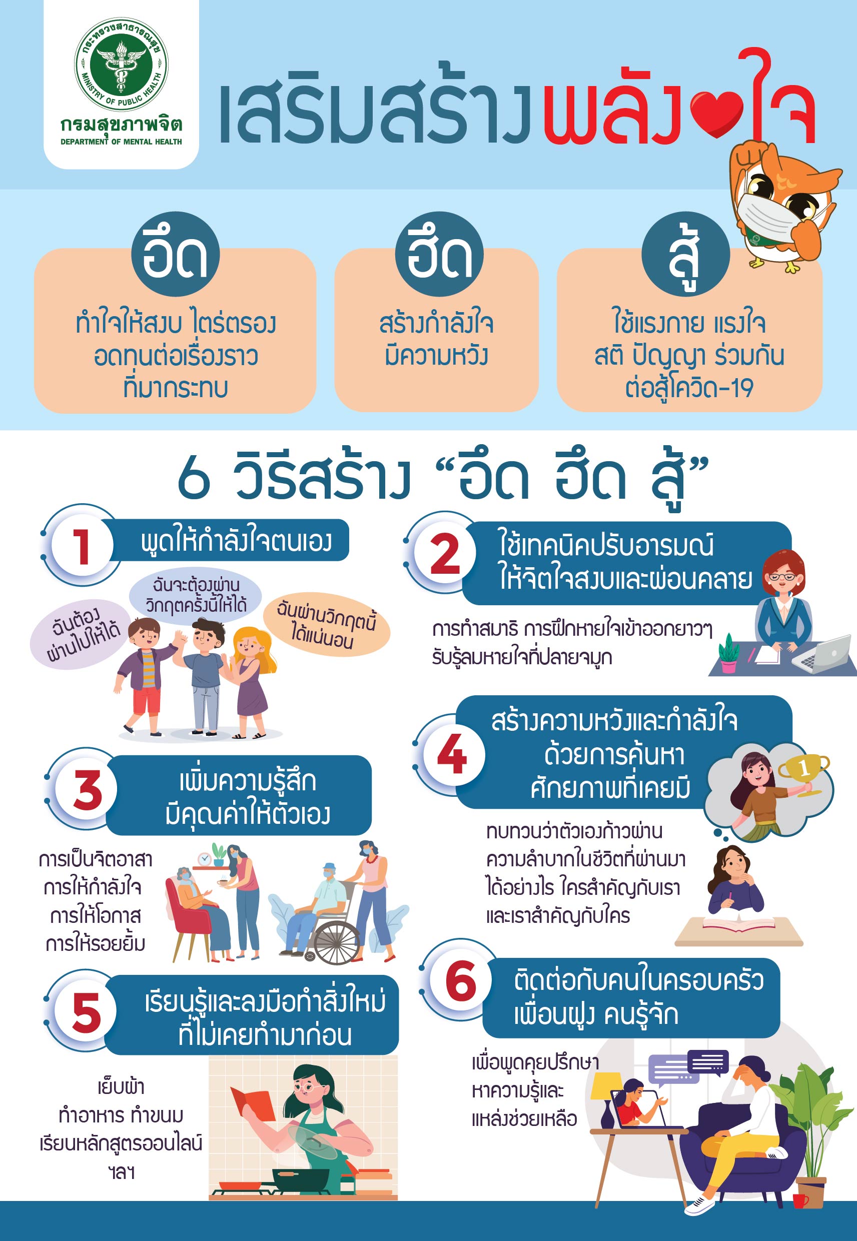 แผ่นพับเสริมสร้างพลังใจ